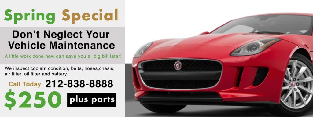 #1 dealer alternative for Jaguar service,maintenance and repair in NYC, Manhattan and throughout the tristate area.