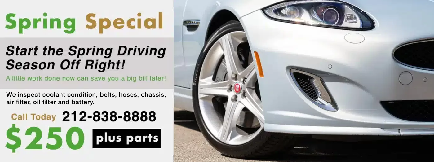 #1 Jaguar dealer alternative for service, maintenance and repairs in NYC, Manhattan.